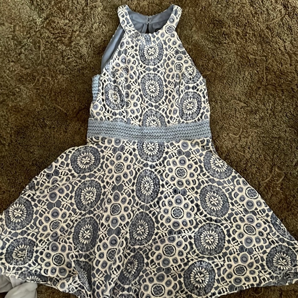 High neck dress